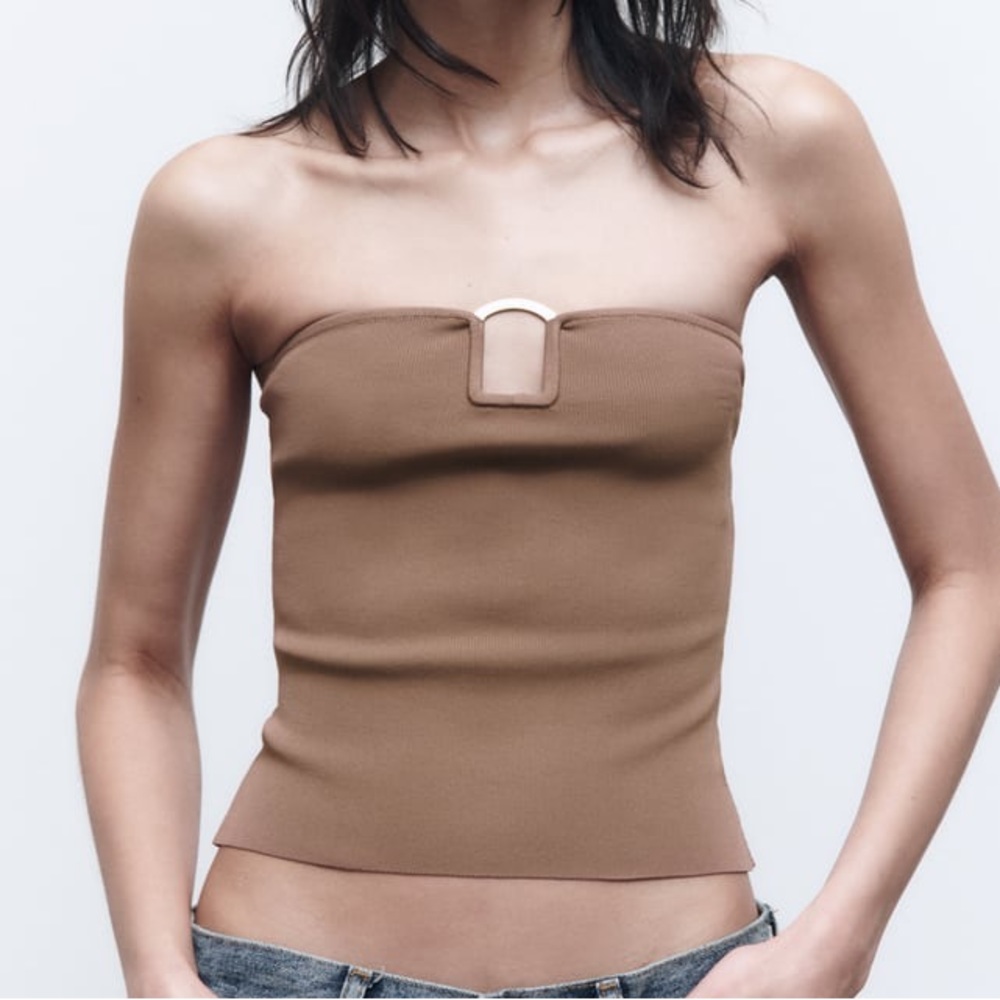 Zara Knit Tube Top